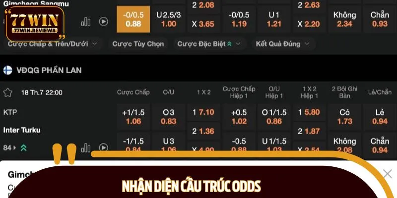 Chú ý đến dữ liệu odds khi soi kèo